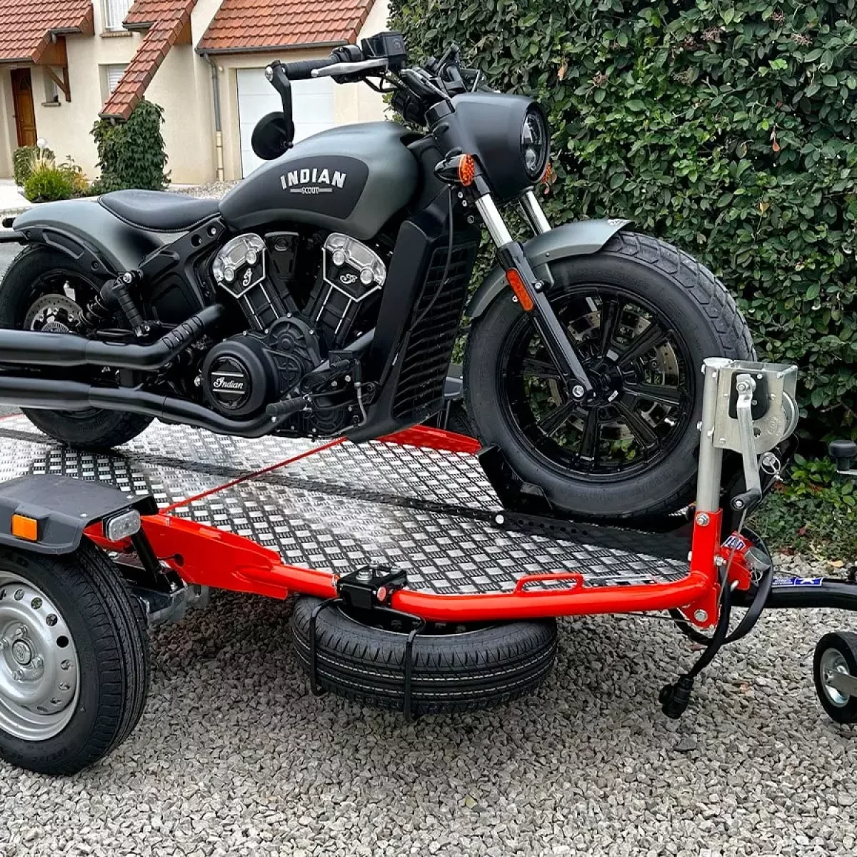 Remorque porte moto