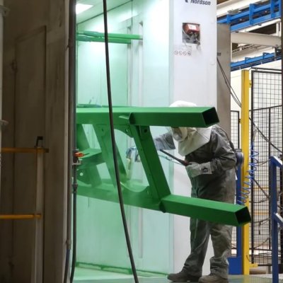 Application de la peinture