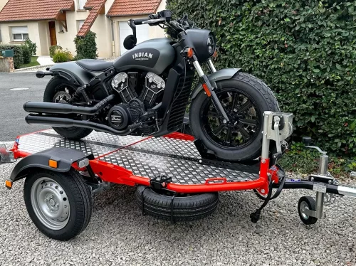 Remorque porte moto