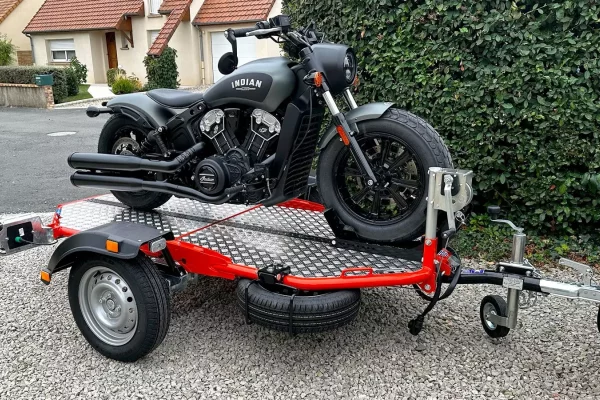 Remorque porte moto